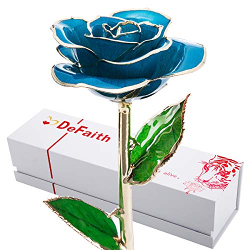 Algopix Similar Product 6 - DEFAITH 24K Gold Dipped Real Rose