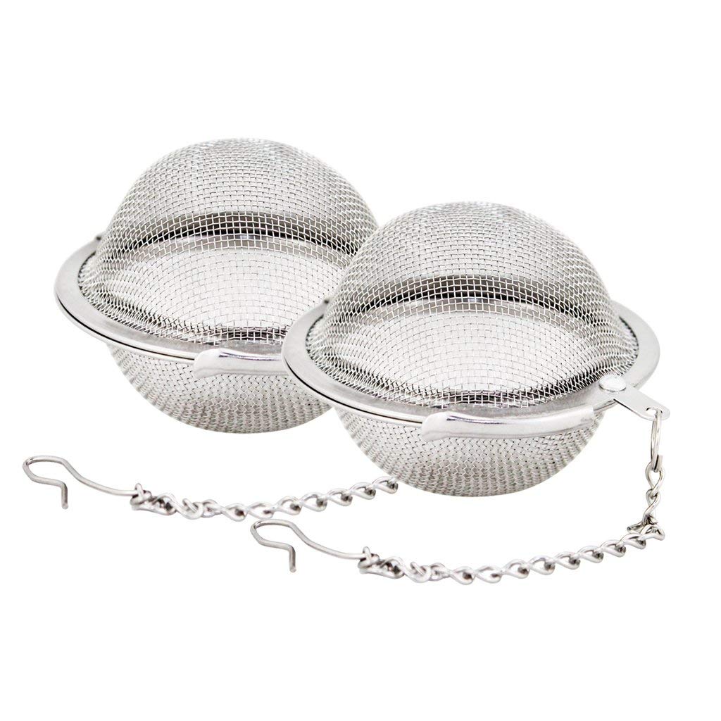 Algopix Similar Product 1 - Fu Store 2pcs Stainless Steel Mesh Tea