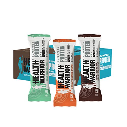 Algopix Similar Product 13 - HEALTH WARRIOR Superfood Protein Bars