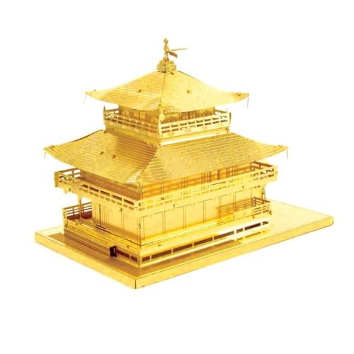 Algopix Similar Product 19 - Metal Earth Gold Kinkakuji 3D Metal