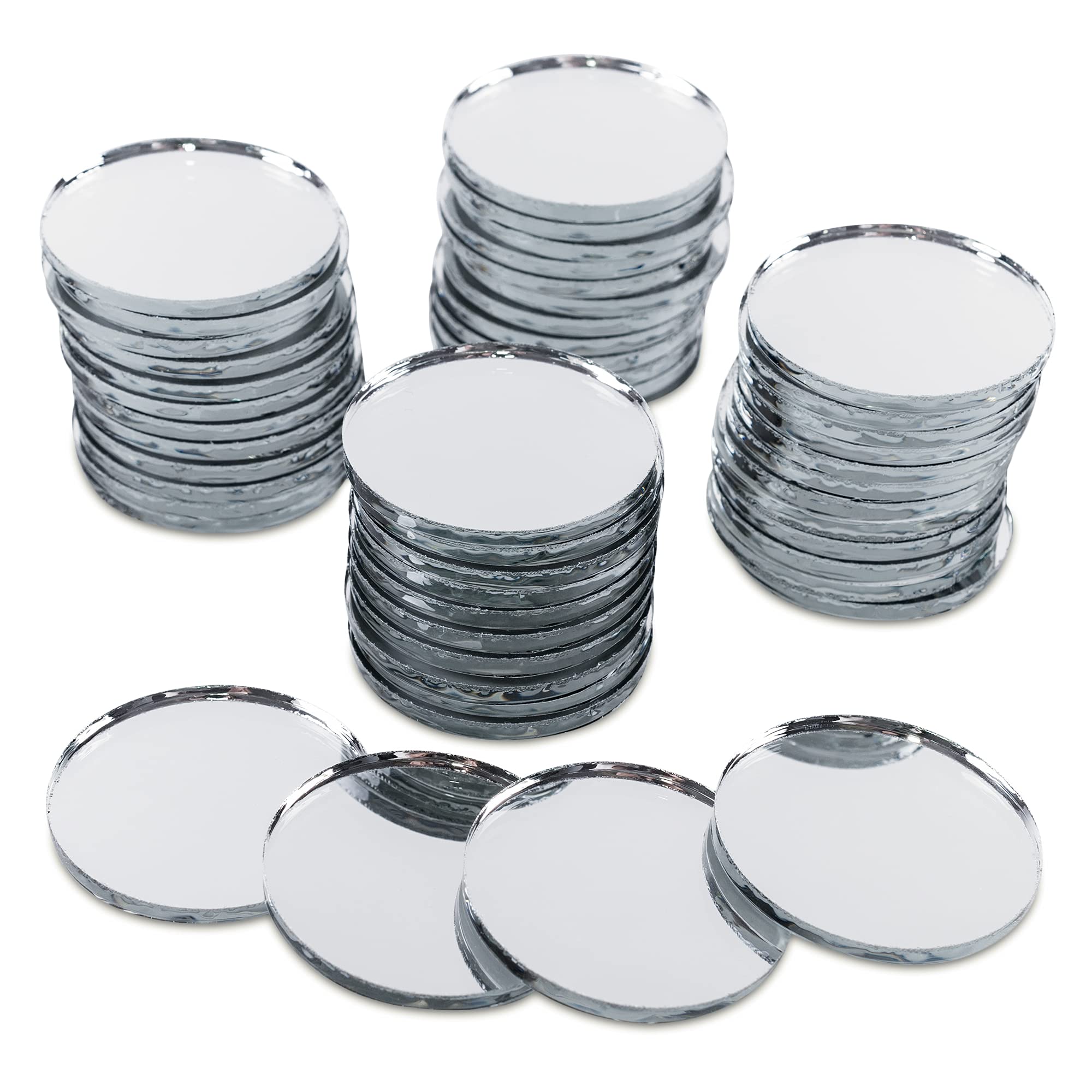 Algopix Similar Product 10 - Mini 1 Inch Small Round Glass Mirror