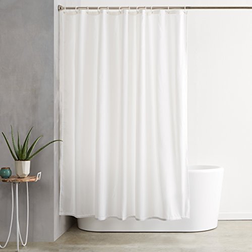 Algopix Similar Product 6 - Amazon Basics Bathroom Shower Curtain