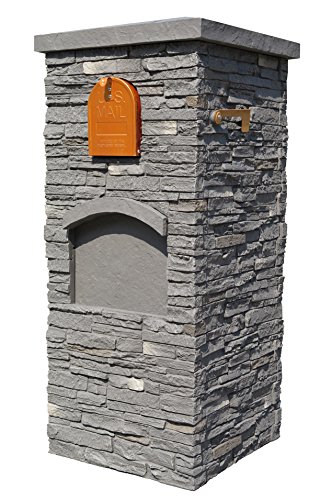 Algopix Similar Product 11 - NextStone Slatestone 22 Inch Mailbox 