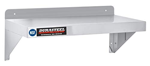 Algopix Similar Product 1 - DuraSteel Stainless Steel Wall Shelf 