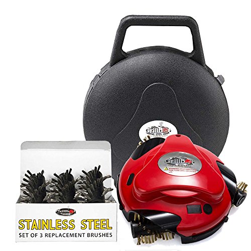 Algopix Similar Product 6 - Grillbot Automatic Grill Cleaner Red