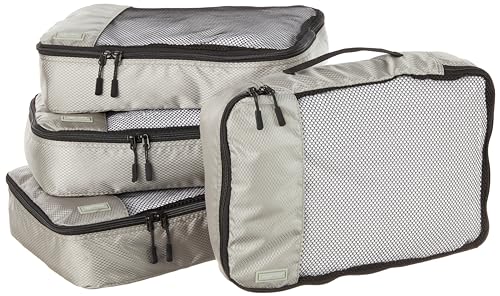 Algopix Similar Product 20 - Amazon Basics 4 Piece Packing Cubes for