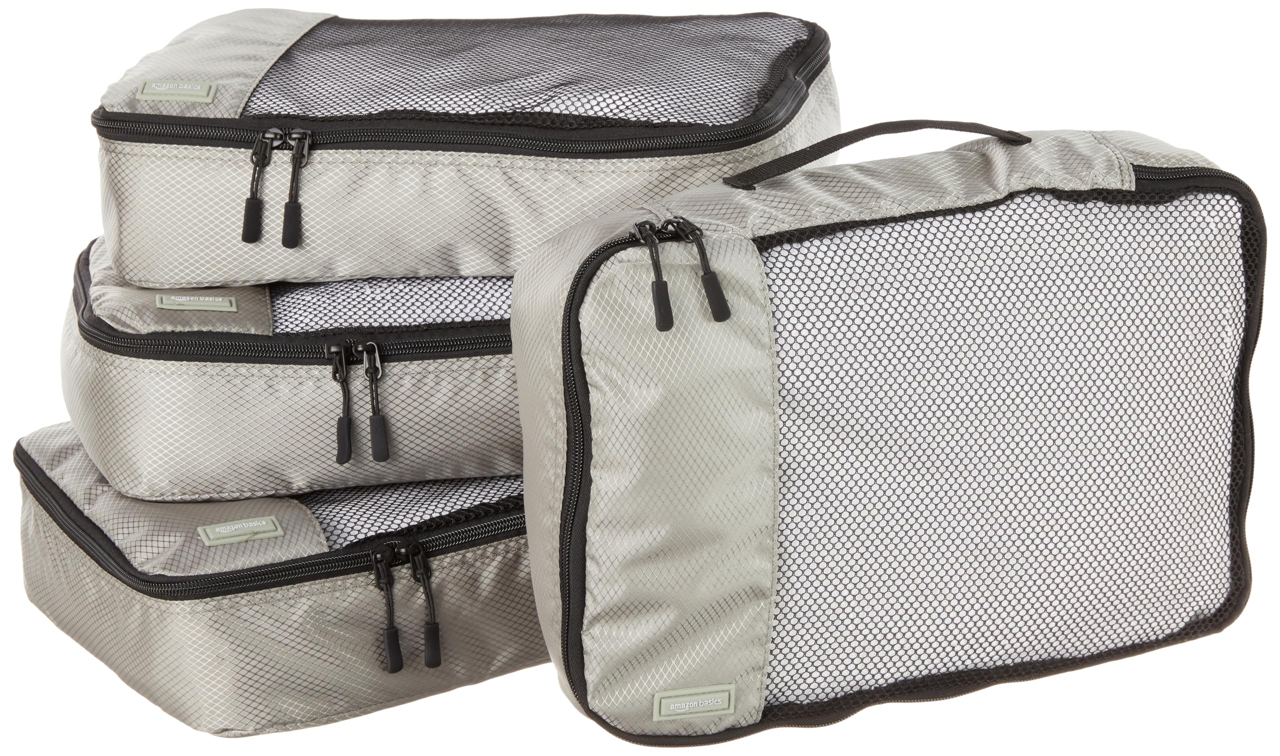 Algopix Similar Product 4 - Amazon Basics 4 Piece Packing Cubes for