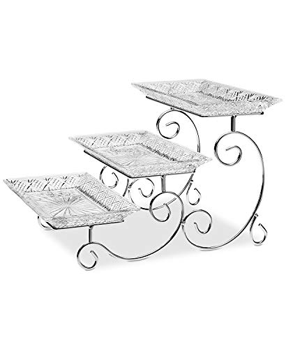 Algopix Similar Product 13 - James Scott Crystal 3 Tier Rectangle