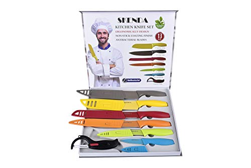 Algopix Similar Product 13 - Skenda Color Kitchen Knife Set 