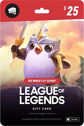 Algopix Similar Product 18 - League of Legends 25 Gift Card  NA