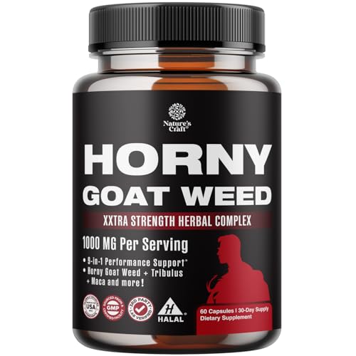 Algopix Similar Product 6 - Horny Goat Weed for Men Enhancement 