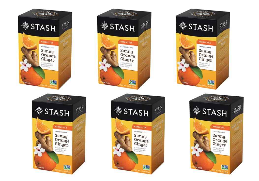 Algopix Similar Product 14 - Stash Herbal Tea Sunny Orange Ginger