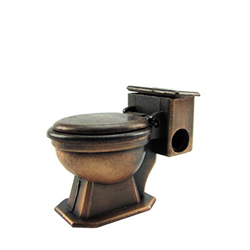 Algopix Similar Product 19 - Treasure Gurus 112 Scale Metal Toilet