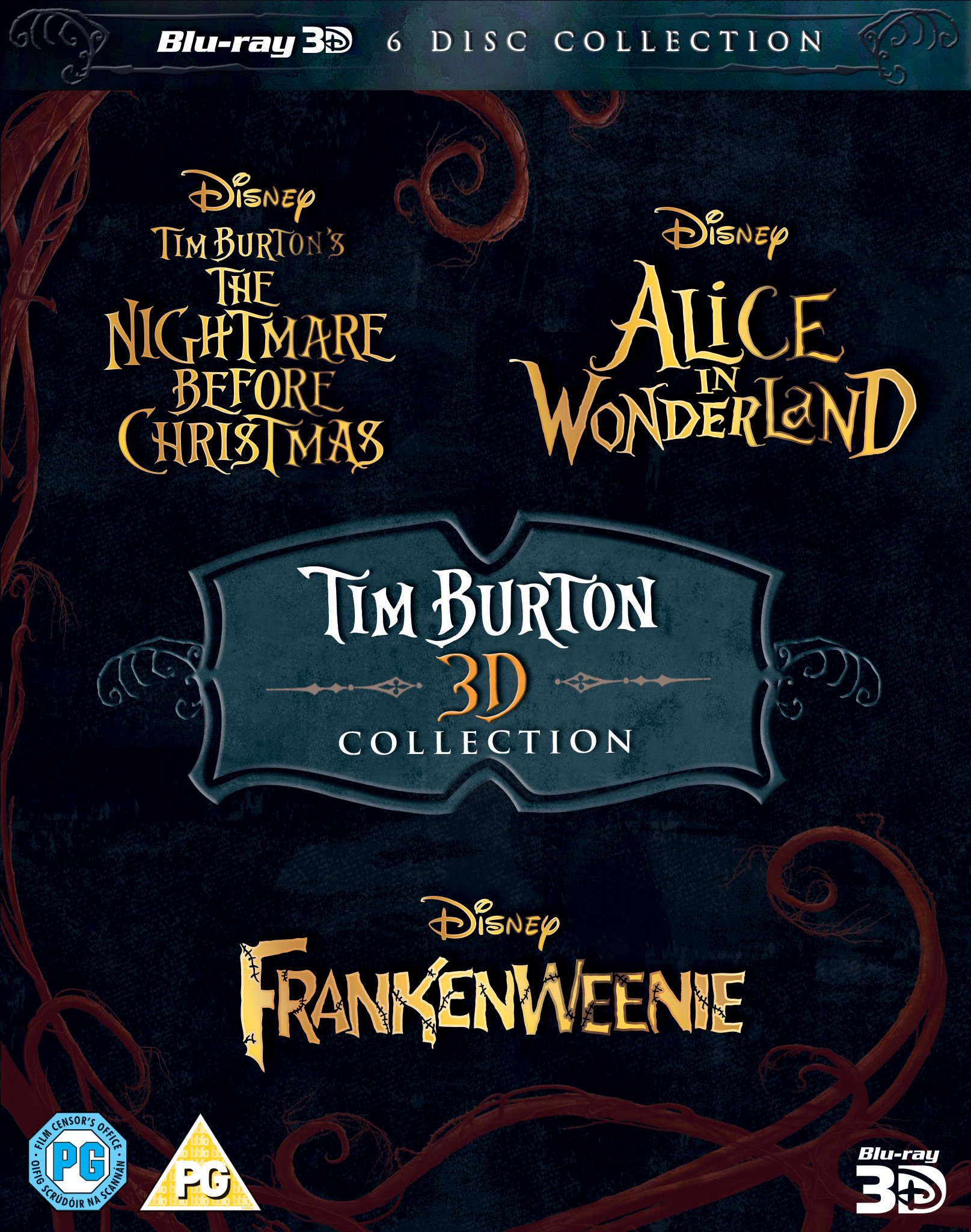 Algopix Similar Product 2 - Tim Burton 3D Movie Collection