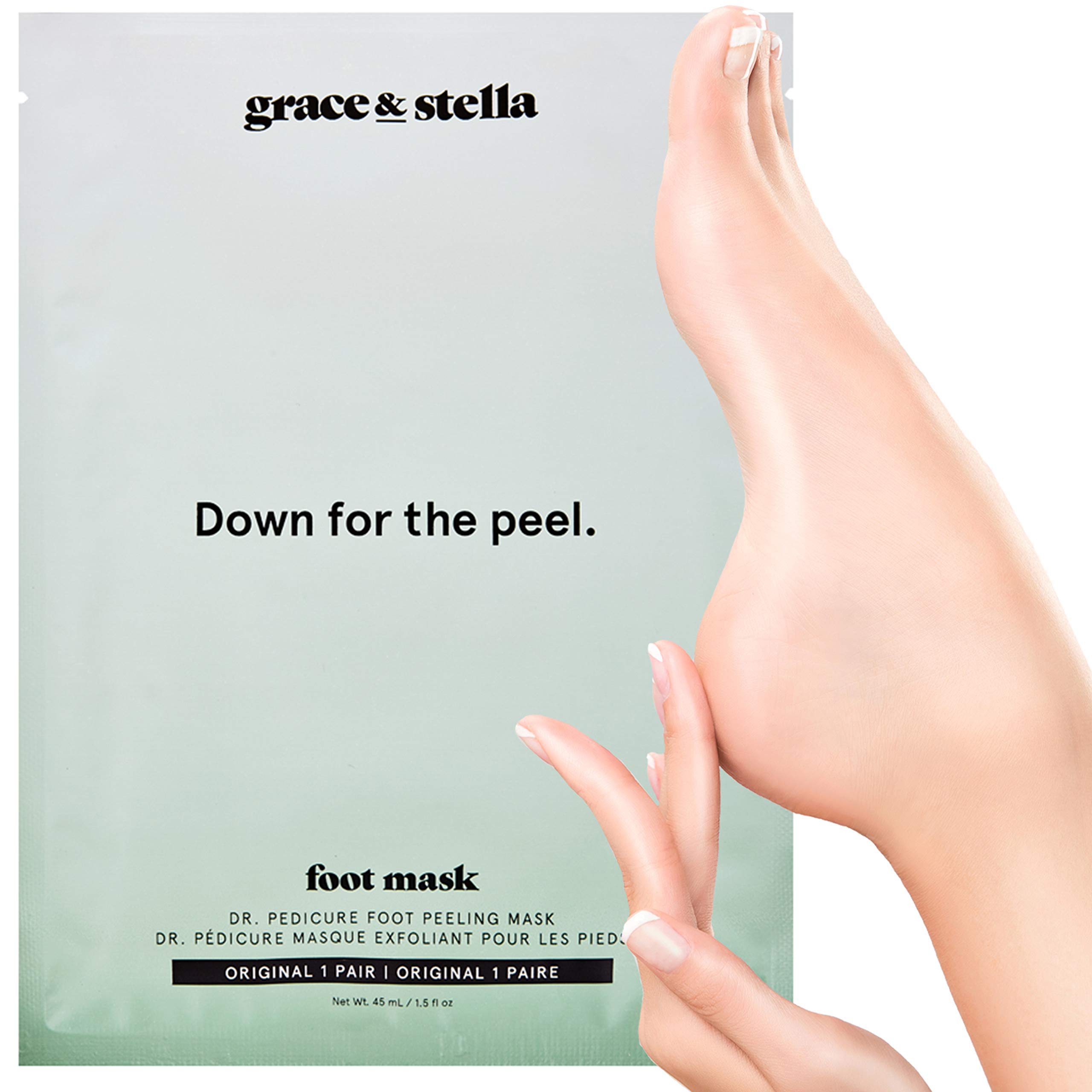 Algopix Similar Product 18 - Grace and Stella Foot Peel Mask  Vegan