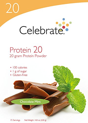 Algopix Similar Product 1 - Celebrate Protein 20 Chocolate Mint