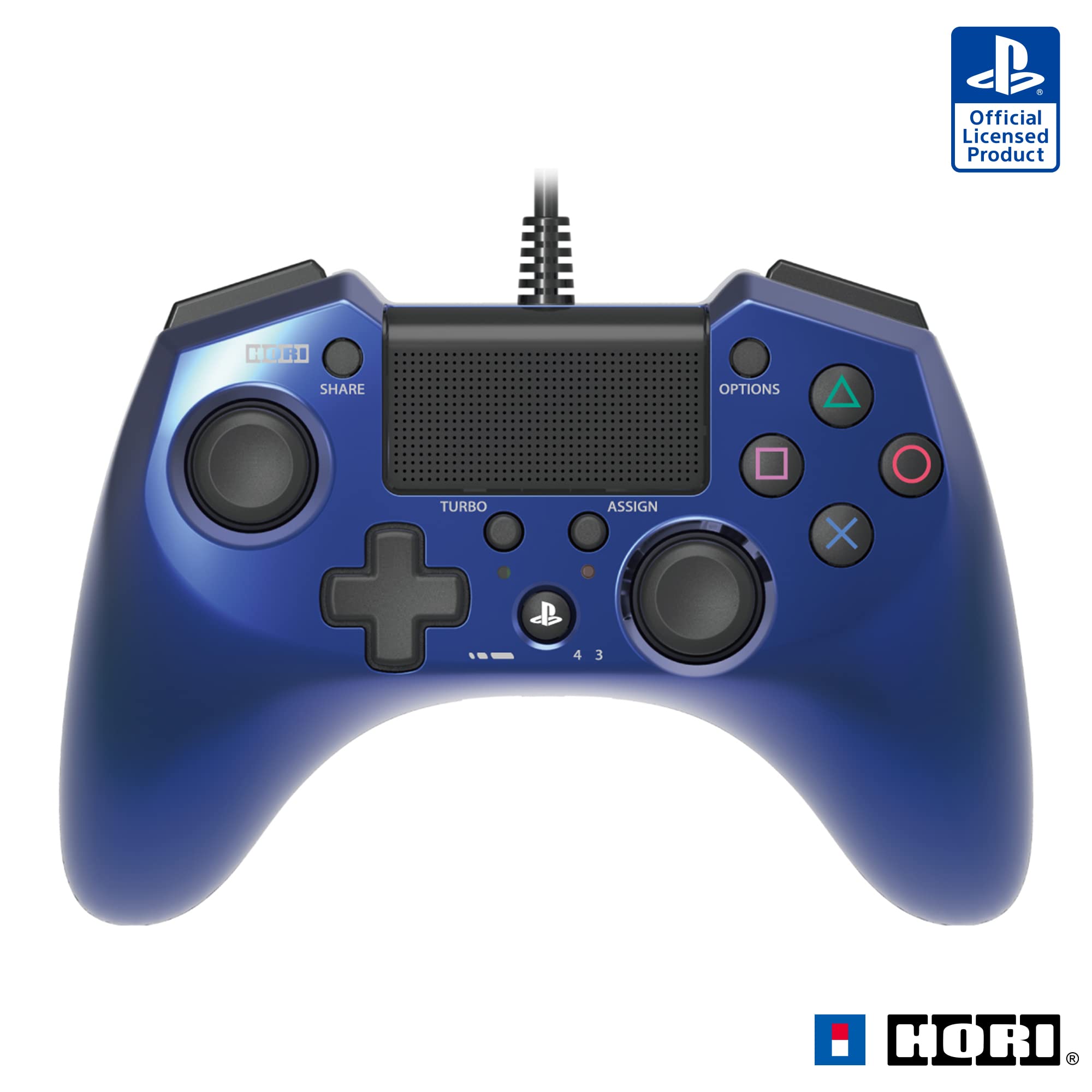 Algopix Similar Product 8 - Hori Pad 4 FPS Plus for PS4/PS3 (Blue)