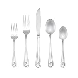 Algopix Similar Product 19 - RiverRidge 46Pc Monogrammed Flatware