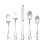 Algopix Similar Product 16 - RiverRidge 46Pc Monogrammed Flatware