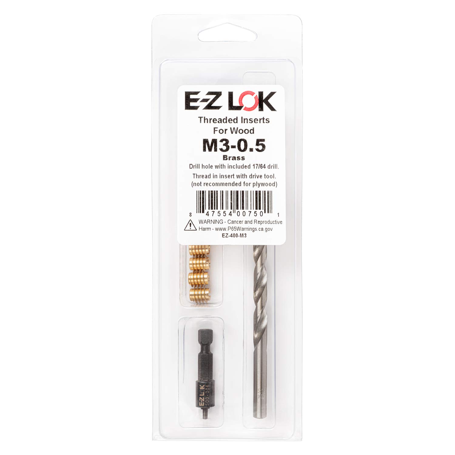 Algopix Similar Product 20 - EZ LOK 400M3 Threaded Inserts for