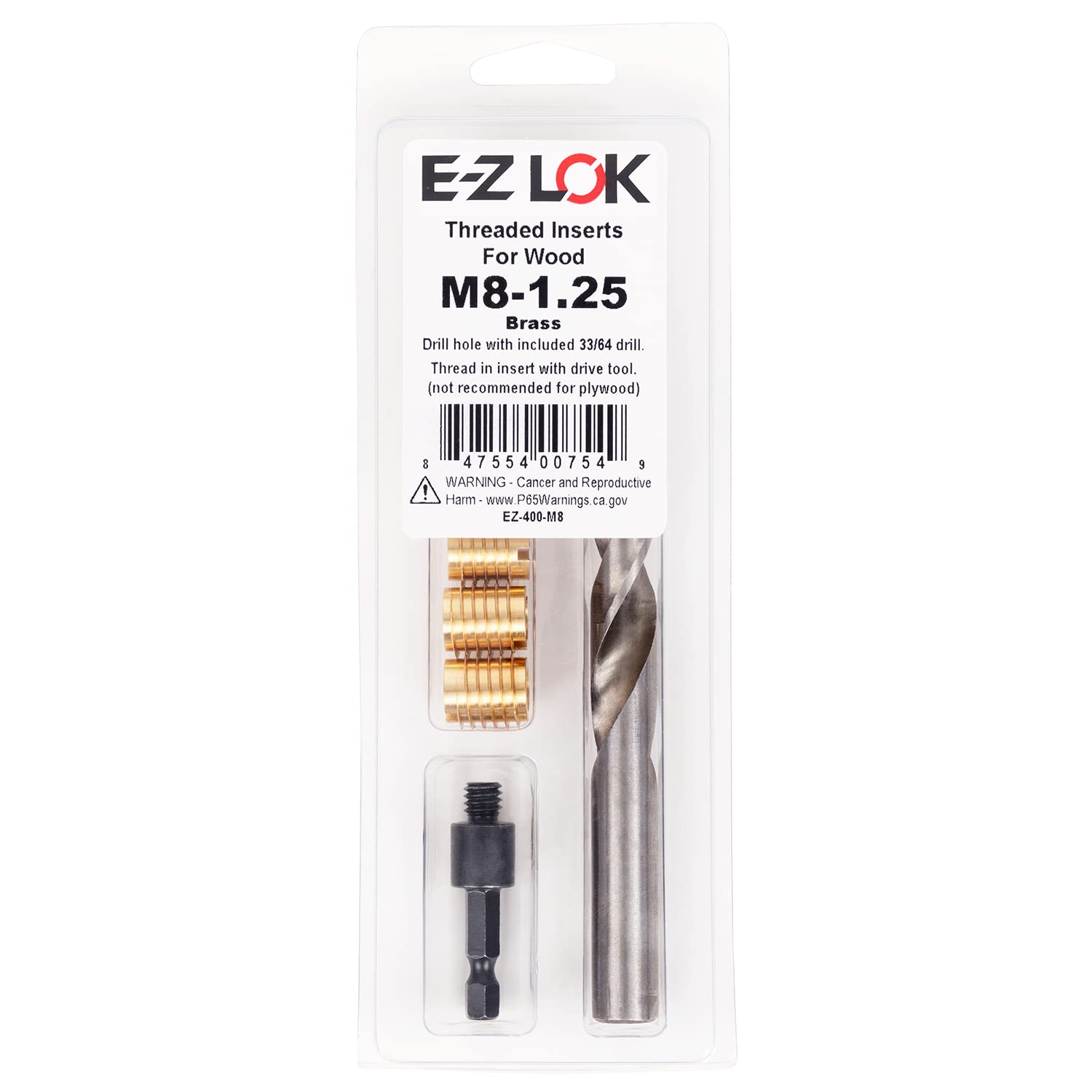 Algopix Similar Product 17 - EZ LOK 400M8 Threaded Inserts for
