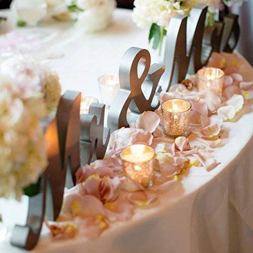 Algopix Similar Product 13 - Mr and Mrs Sign for Wedding Sweetheart