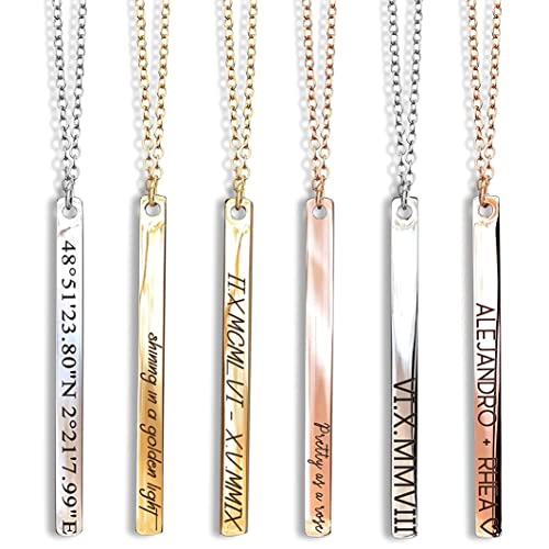 Algopix Similar Product 17 - MignonandMignon Dainty Vertical Custom