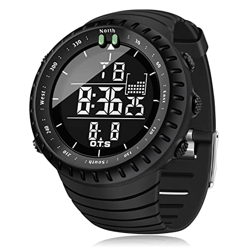 Algopix Similar Product 18 - PALADA Mens Digital Sports Watch