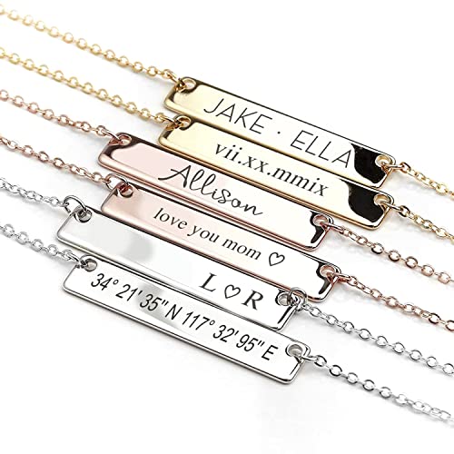 Algopix Similar Product 10 - Personalized Customizable Necklace