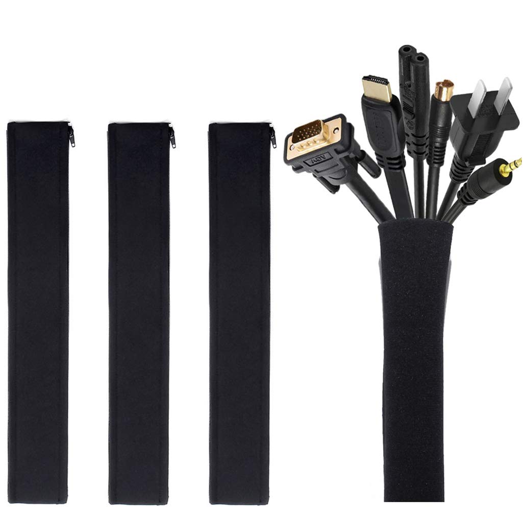 Algopix Similar Product 13 - 4 Pack JOTO Cable Management Sleeve