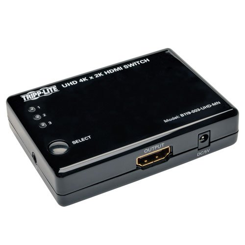 Algopix Similar Product 18 - Tripp Lite 3Port 4K HDMI Switch for