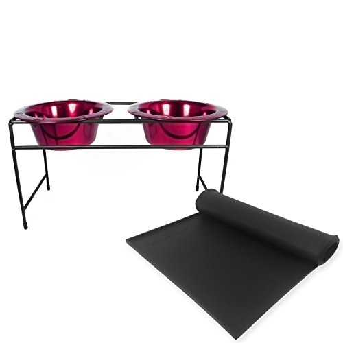 Algopix Similar Product 1 - Platinum Pets 2 Cup Modern Double