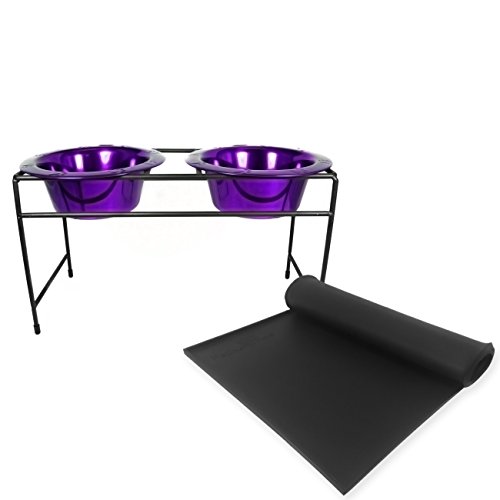 Algopix Similar Product 10 - Platinum Pets 2 Cup Modern Double