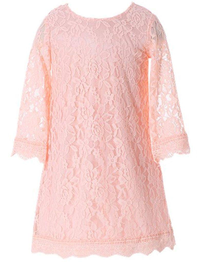 Algopix Similar Product 8 - Bow Dream Flower Girl's Dress Pink 10