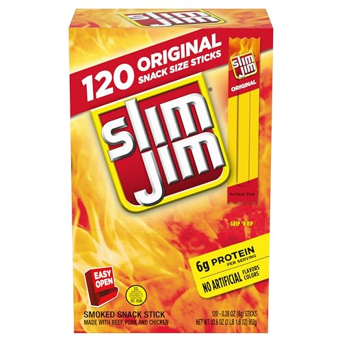 Algopix Similar Product 17 - Slim Jim SnackSized Smoked Meat Stick