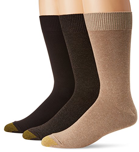 Algopix Similar Product 5 - Gold Toe Mens Micro Flat Knit Crew
