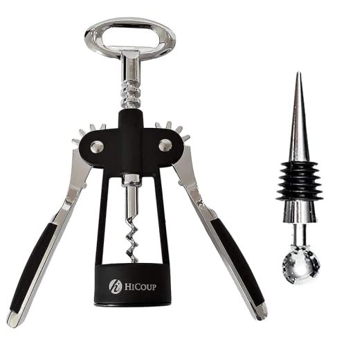 Algopix Similar Product 5 - HiCoup Wine Opener  Wing Corkscrew