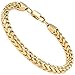 Algopix Similar Product 8 - FIBO STEEL 6mm Wide Curb Chain Bracelet
