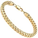 Algopix Similar Product 13 - FIBO STEEL 6mm Wide Curb Chain Bracelet