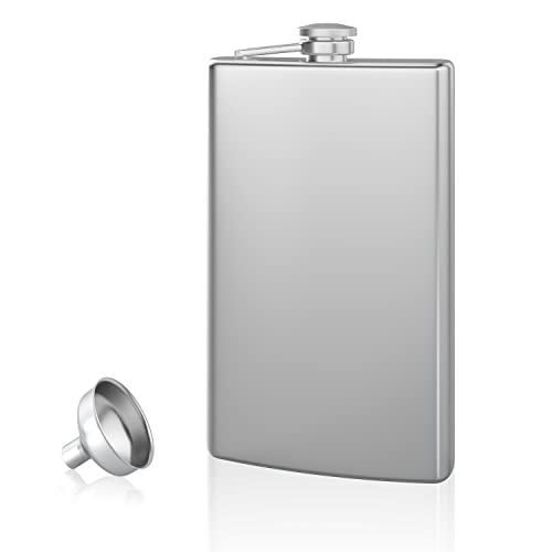 Algopix Similar Product 9 - Hip Flask and Refill Funnel Set  8 oz