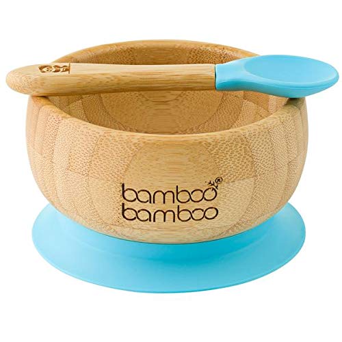 Algopix Similar Product 17 - bamboo bamboo Baby Suction Bowls and
