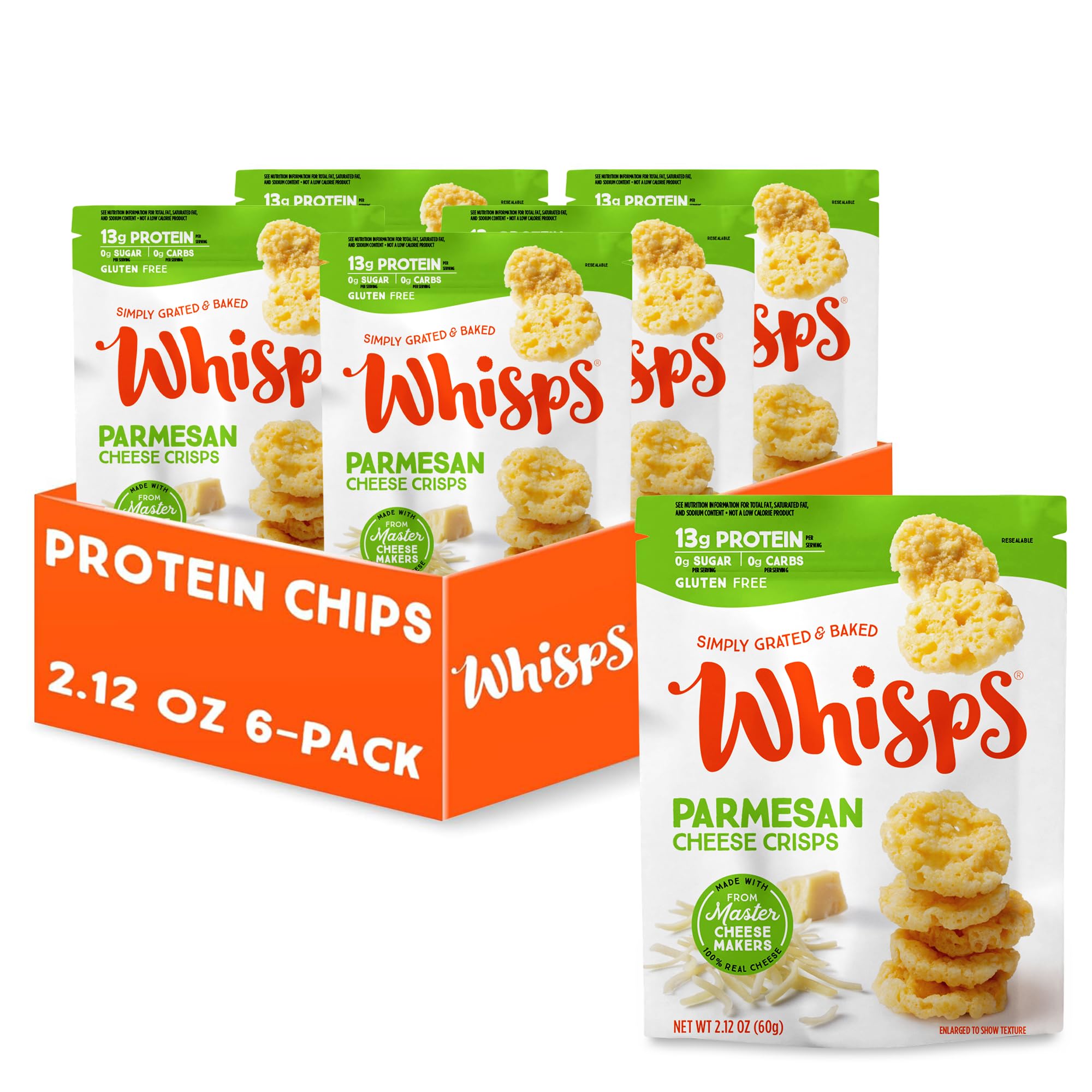 Algopix Similar Product 9 - Whisps Cheese Crisps Parmesan Cheese 