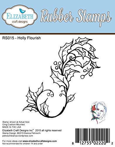 Algopix Similar Product 11 - Elizabeth Craft Designs Holly Flourish