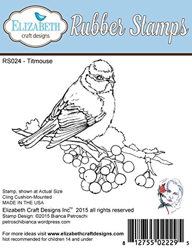 Algopix Similar Product 3 - Elizabeth Craft Designs Titmouse Cling