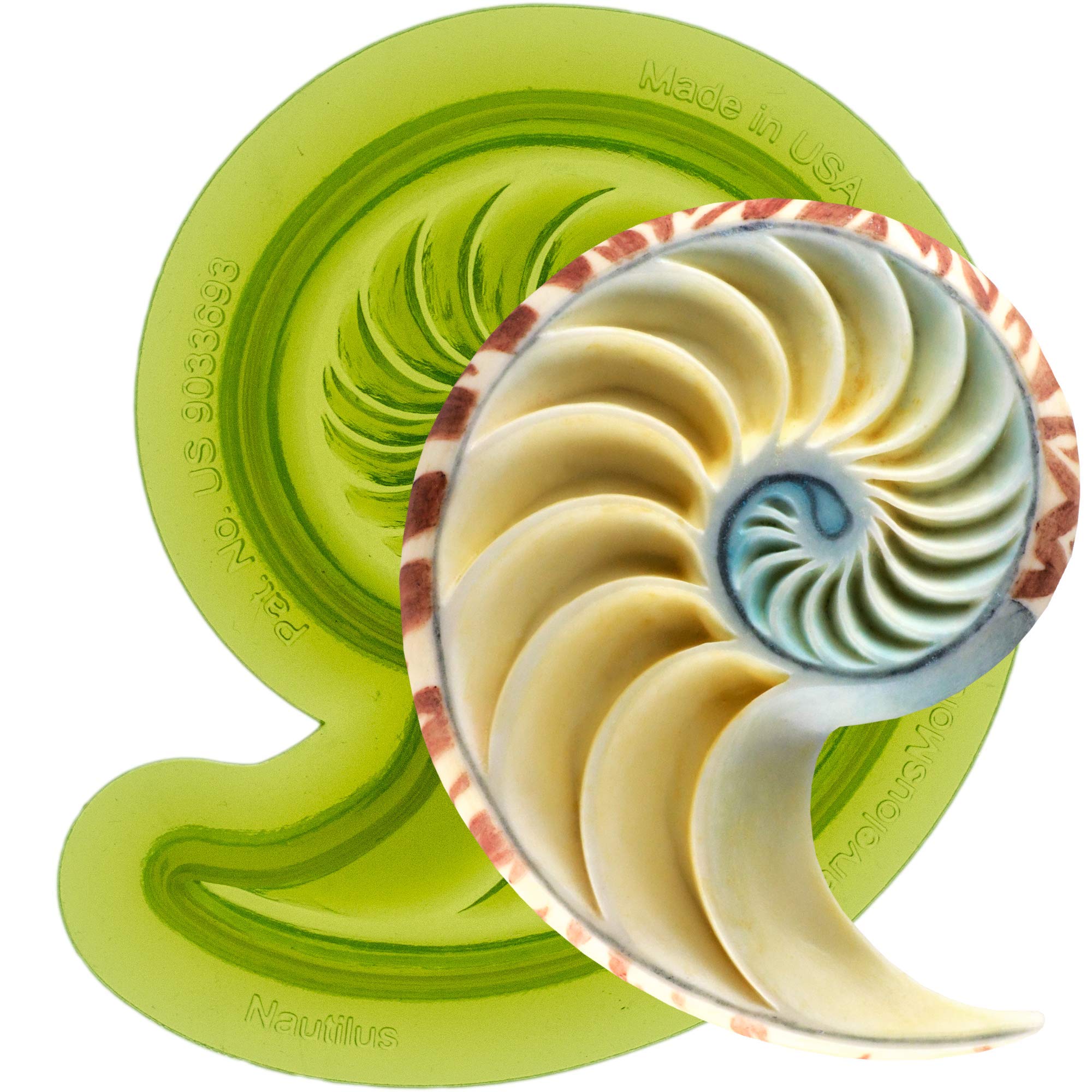 Algopix Similar Product 8 - Marvelous Molds Nautilus Right Shell
