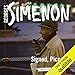 Algopix Similar Product 2 - Signed Picpus Inspector Maigret Book