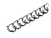 Algopix Similar Product 12 - R  B 23RM79WS SW Wire 23 Rings 79 mm