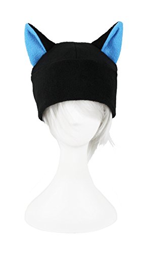 Algopix Similar Product 18 - Mrawp Womens Black Fleece Cat Beanie