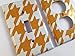 Algopix Similar Product 8 - Gold Houndstooth Light Switch Cover