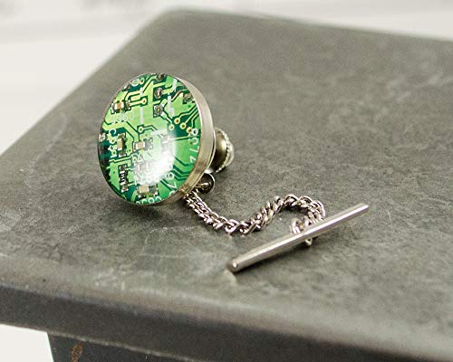 Algopix Similar Product 3 - Recycled Circuit Board Tie Tack